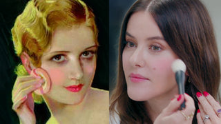 Three Eras of Blush #makeuphistory Three Eras of Blush #makeuphistory
